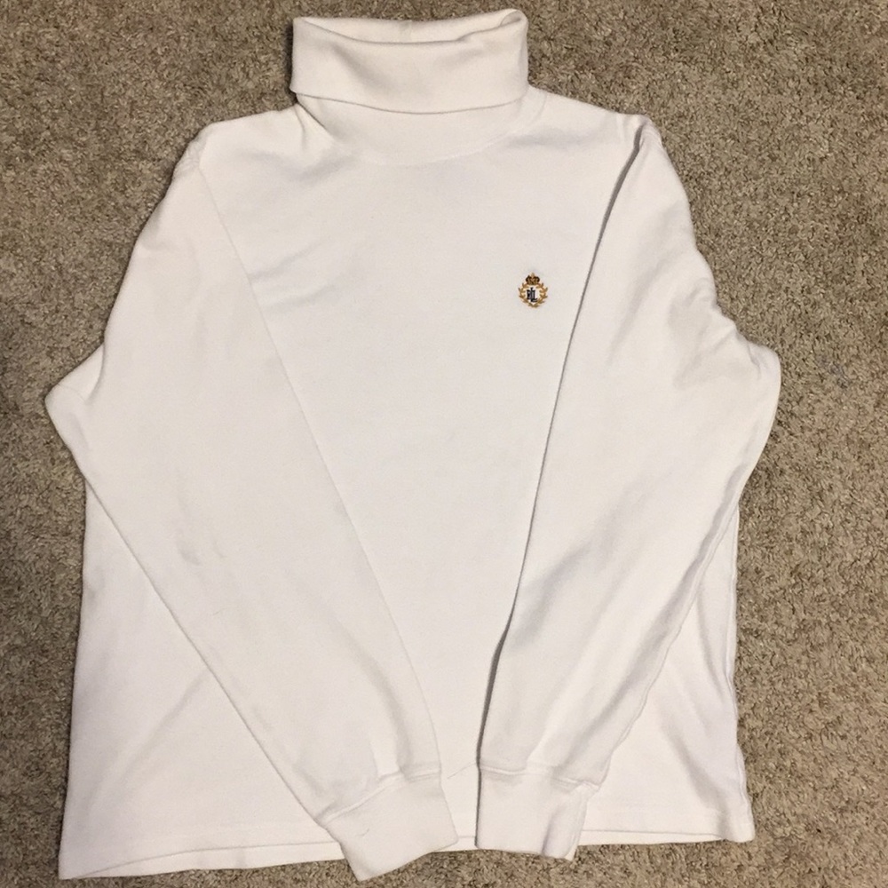 Ralph Lauren petite white turtle neck